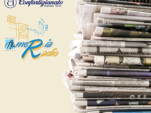 DIRETTA – Buongiorno Ameria Radio – Almanacco del giorno, Rassegna Stampa e Pillole d’impresa del 9 aprile 2021 a cura di Confartigianato Terni