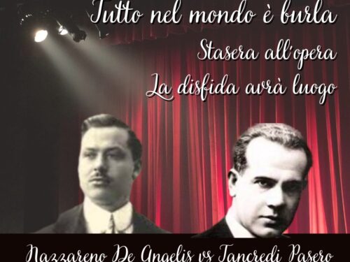 DIRETTA – Ttutto nel Mondo è Burla, Stasera all’Opera – La Disfida avrà Luogo..Tancredi Pasero vs Nazzareno de Angelis