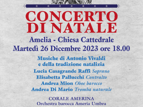 DIRETTA – Dalla Concattedrale di Amelia – Concerto di Natale 2023