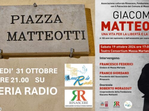 Territorio e Società – Ricordo di Giacomo Matteotti
