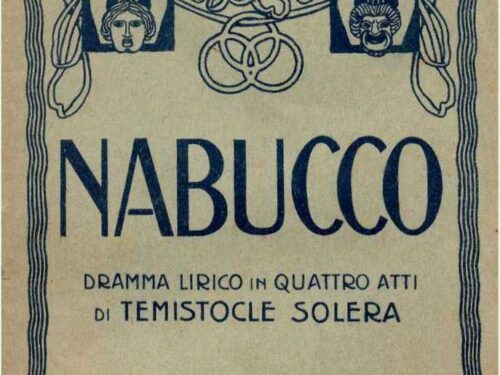 La Mattina all’Opera buongiorno con .. Nabucco