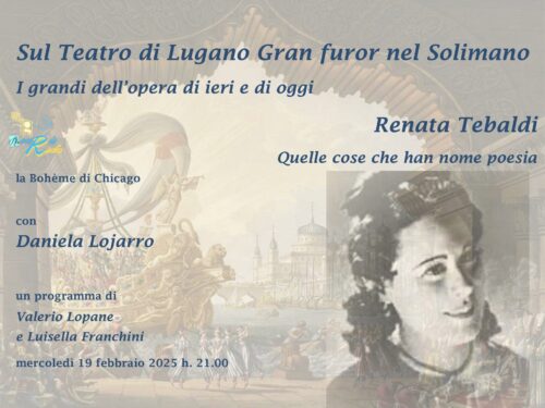 Sul Teatro di Lugano gran furor nel Solimano – Renata Tebaldi