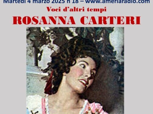 Lirica di tutto un po’ le grandi voci del passato – Rosanna Carteri