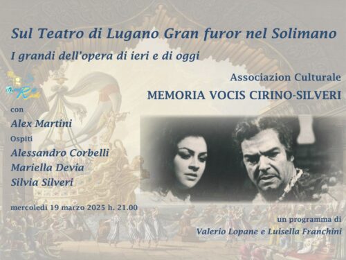 Sul Teatro di Lugano gran furor nel Solimano – Memoria Vocis Cirino – Silveri