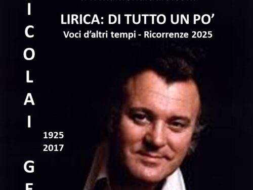 Lirica di tutto un po’ – Nicolai Gedda