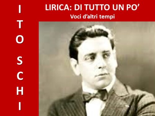 Lirica di tutto un po’ – Tito Schipa